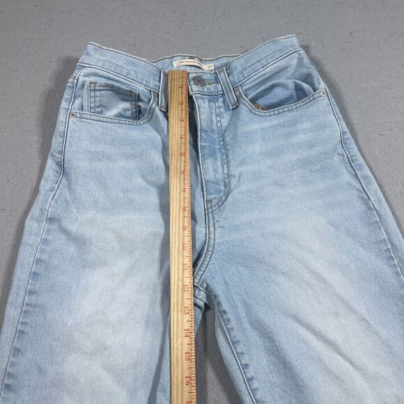 Levi's‎ 721 High Rise Jeans Women Size 27 Wated Tapered Light Wash Inseam 28 - Picture 4 of 12
